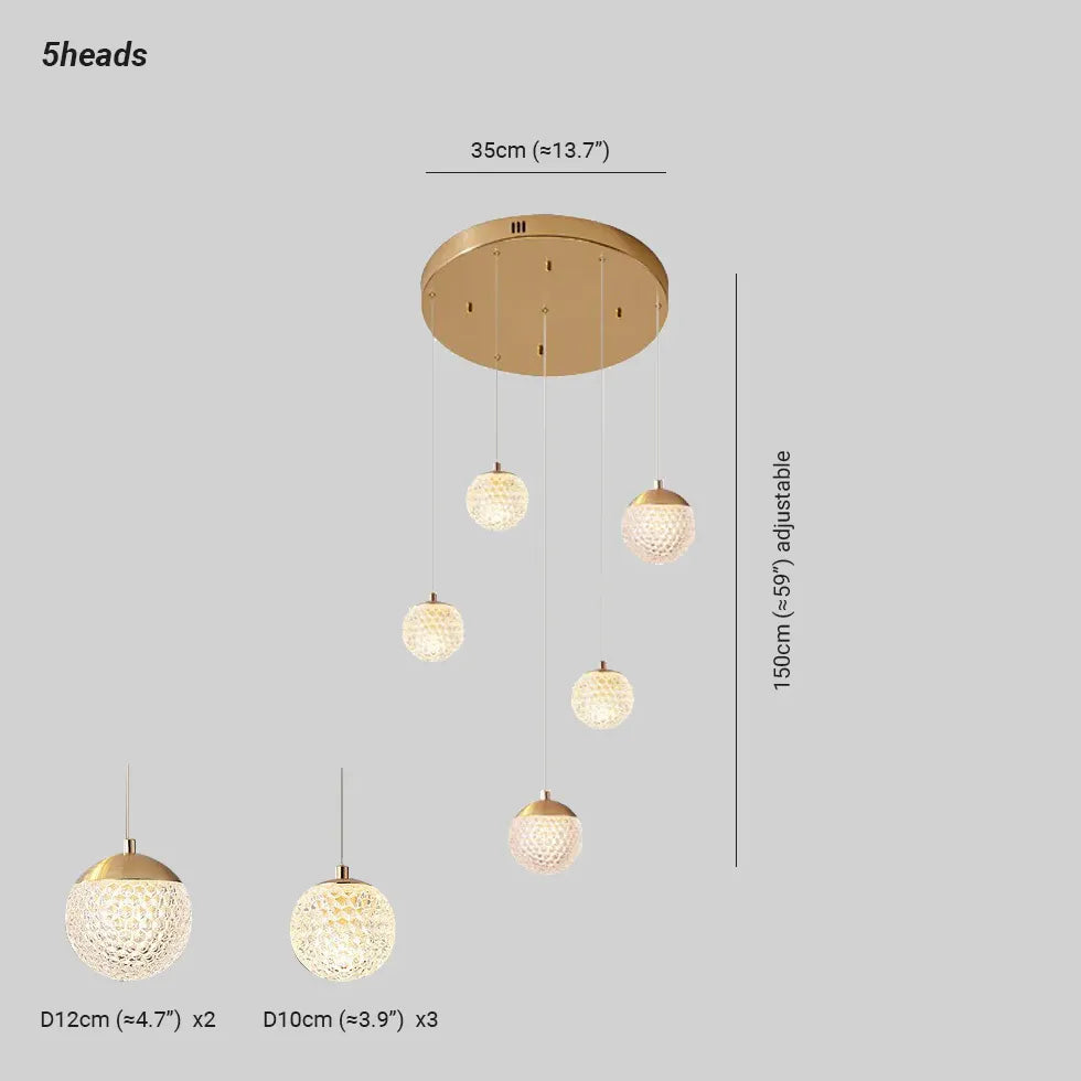 Pendelleuchte Kugel Glas Modernes Minimalistisches Design - Clowas.de