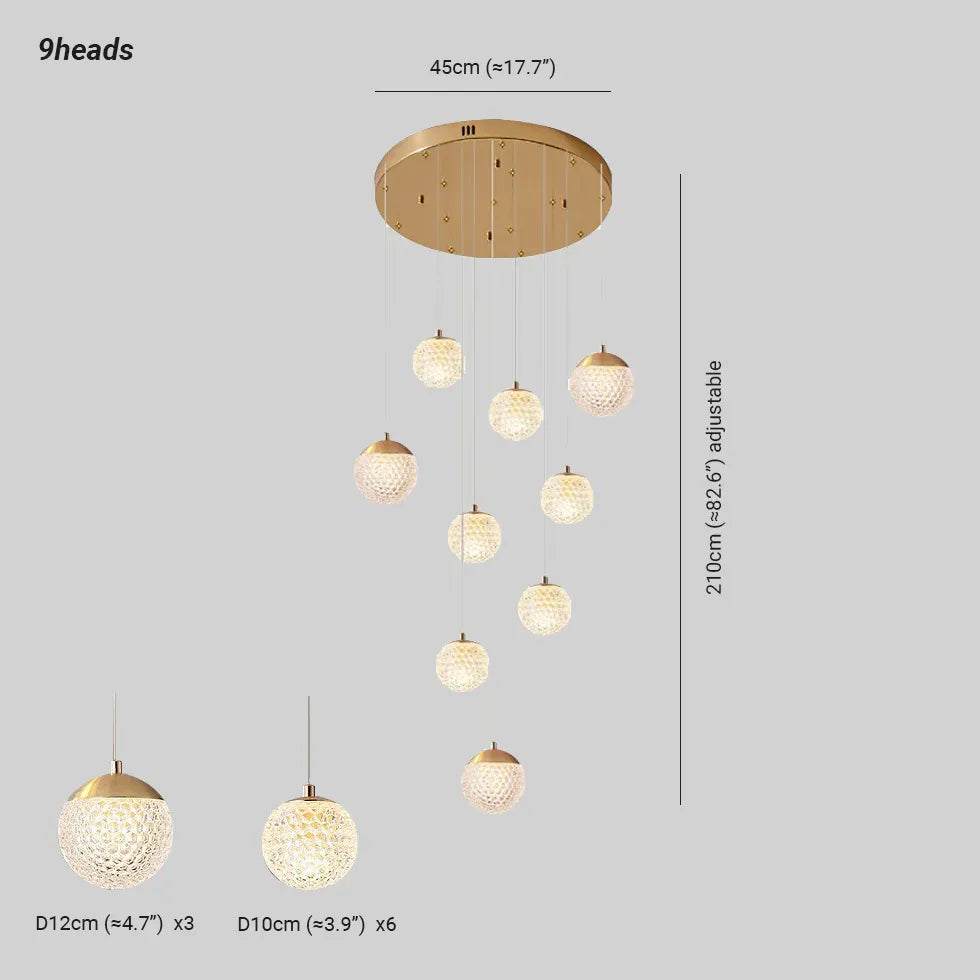 Pendelleuchte Kugel Glas Modernes Minimalistisches Design - Clowas.de