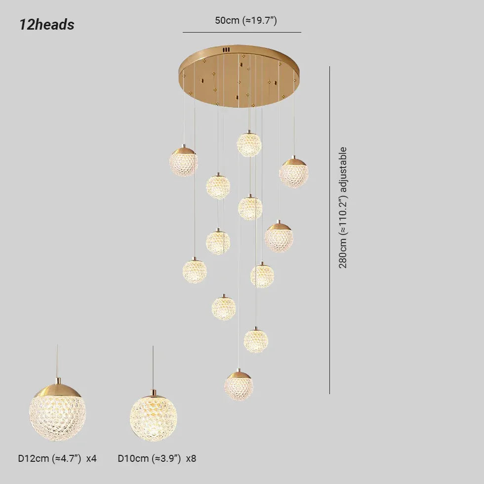Pendelleuchte Kugel Glas Modernes Minimalistisches Design - Clowas.de