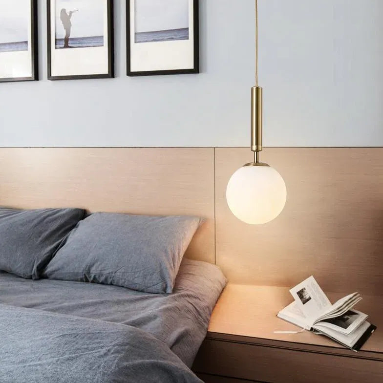 Pendelleuchte Kugel Glas Nordisch Kreativ Modern Einzeln - Clowas.de