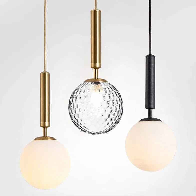 Pendelleuchte Kugel Glas Nordisch Kreativ Modern Einzeln - Clowas.de