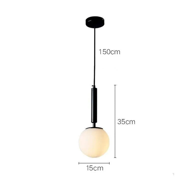 Pendelleuchte Kugel Glas Nordisch Kreativ Modern Einzeln - Clowas.de
