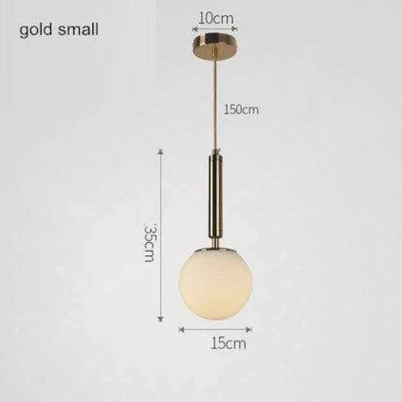 Pendelleuchte Kugel Glas Nordisch Kreativ Modern Einzeln - Clowas.de