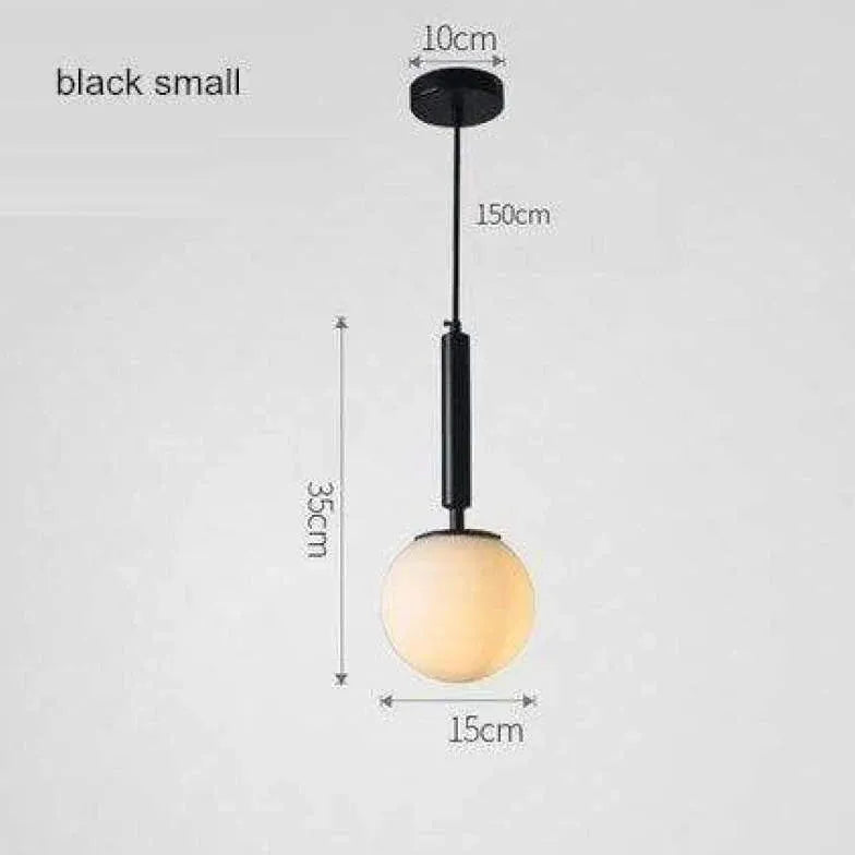 Pendelleuchte Kugel Glas Nordisch Kreativ Modern Einzeln - Clowas.de