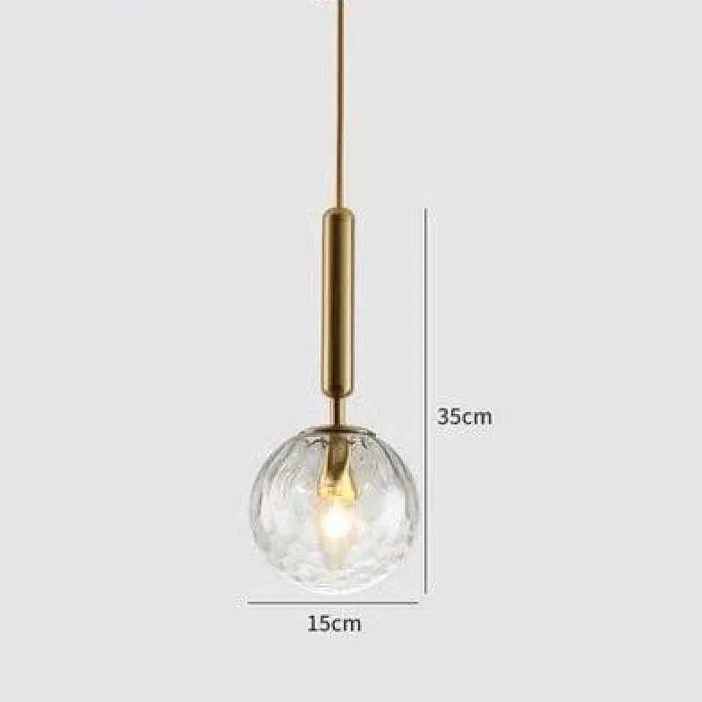 Pendelleuchte Kugel Glas Nordisch Kreativ Modern Einzeln - Clowas.de