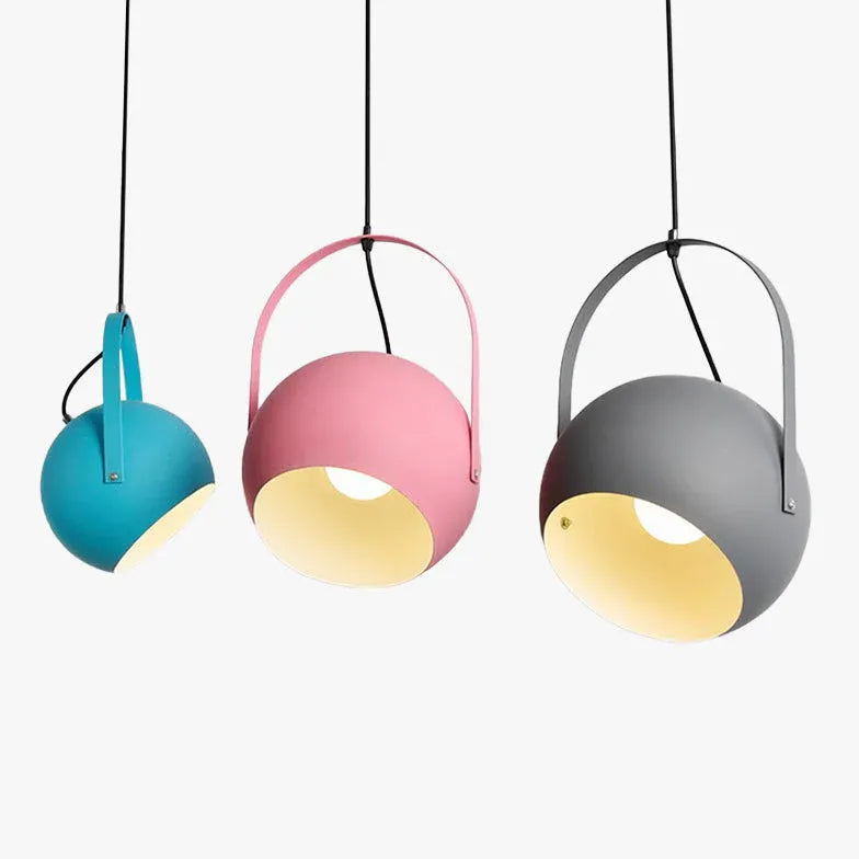 Pendelleuchte Kugel LED moderne bunte Einzelleuchte - Clowas.de