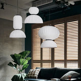 pendelleuchte kugel weiß nordisch modern elegant design - Clowas.de