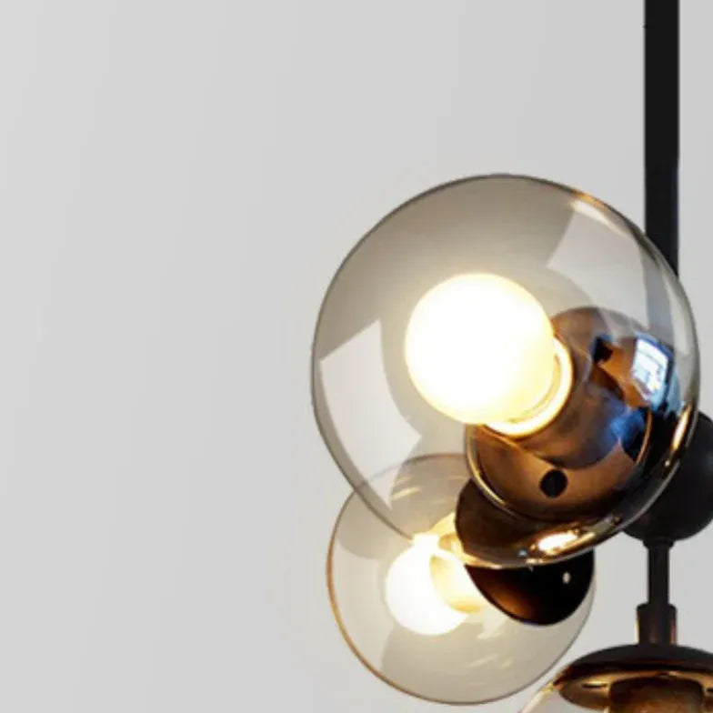 Pendelleuchte Kugeln Glas im skandinavischen Retro-Stil - Clowas.de
