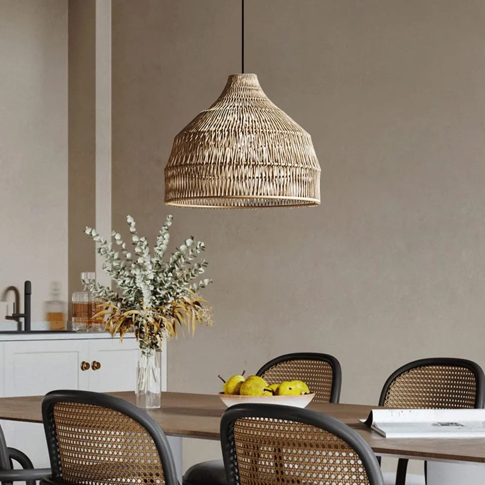 Pendelleuchte Landhaus im rustikalen Rattan Design - Clowas.de