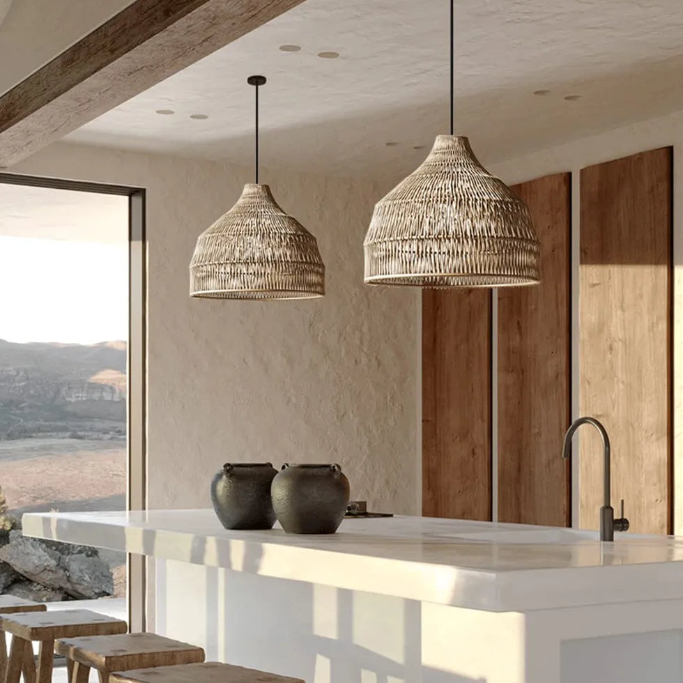 Pendelleuchte Landhaus im rustikalen Rattan Design - Clowas.de