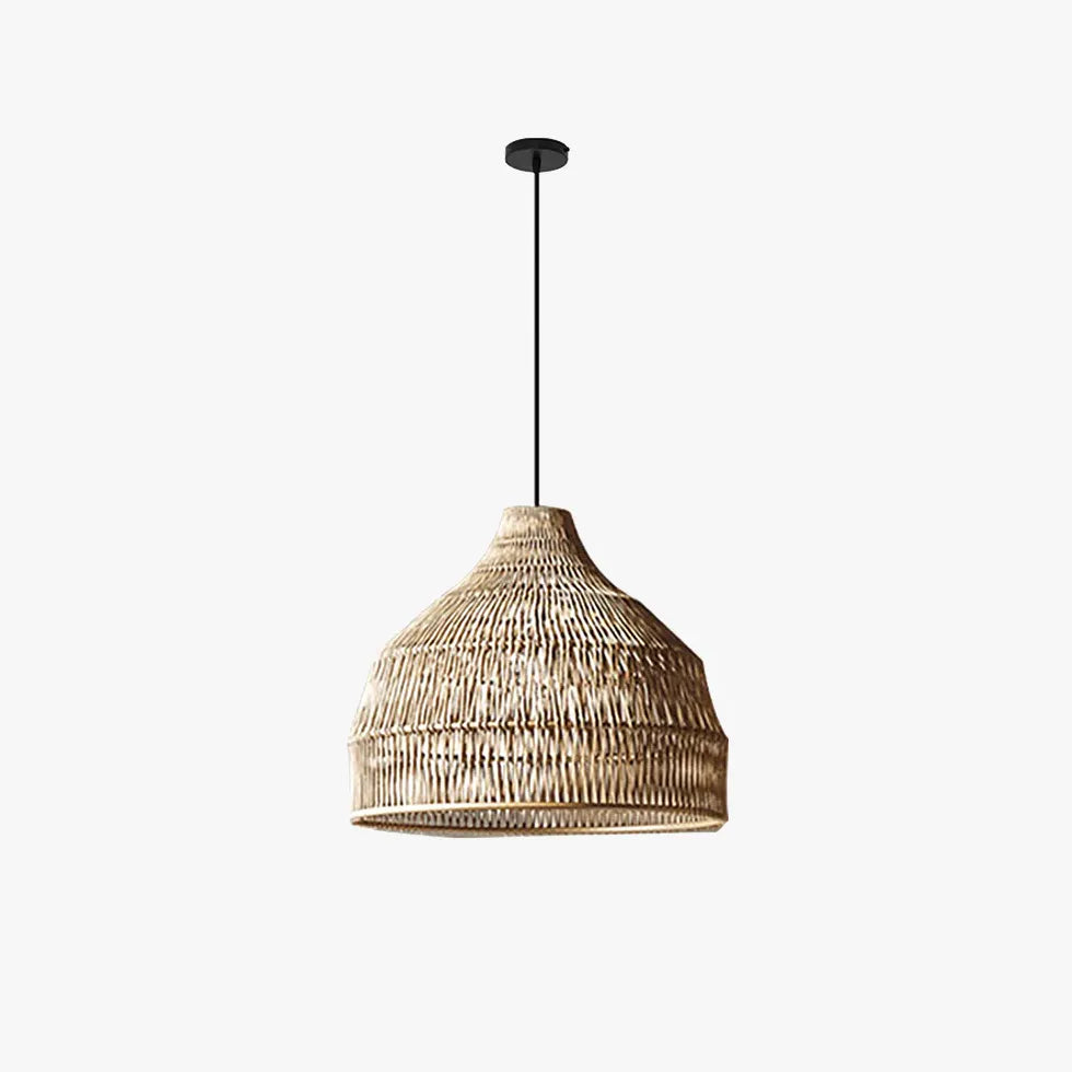 Pendelleuchte Landhaus im rustikalen Rattan Design - Clowas.de
