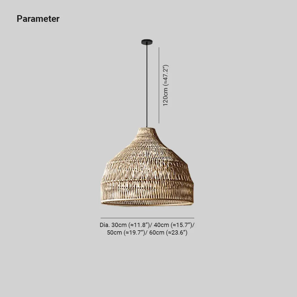 Pendelleuchte Landhaus im rustikalen Rattan Design - Clowas.de
