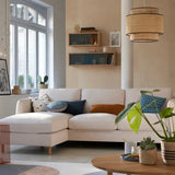 Pendelleuchte Landhaus Vintage mit schlichtem Rattan Design - Clowas.de