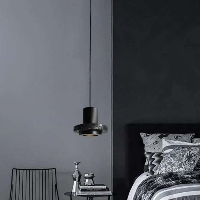 Pendelleuchte LED Schwarz Nordisch Modern Schwarzer Stein - Clowas.de