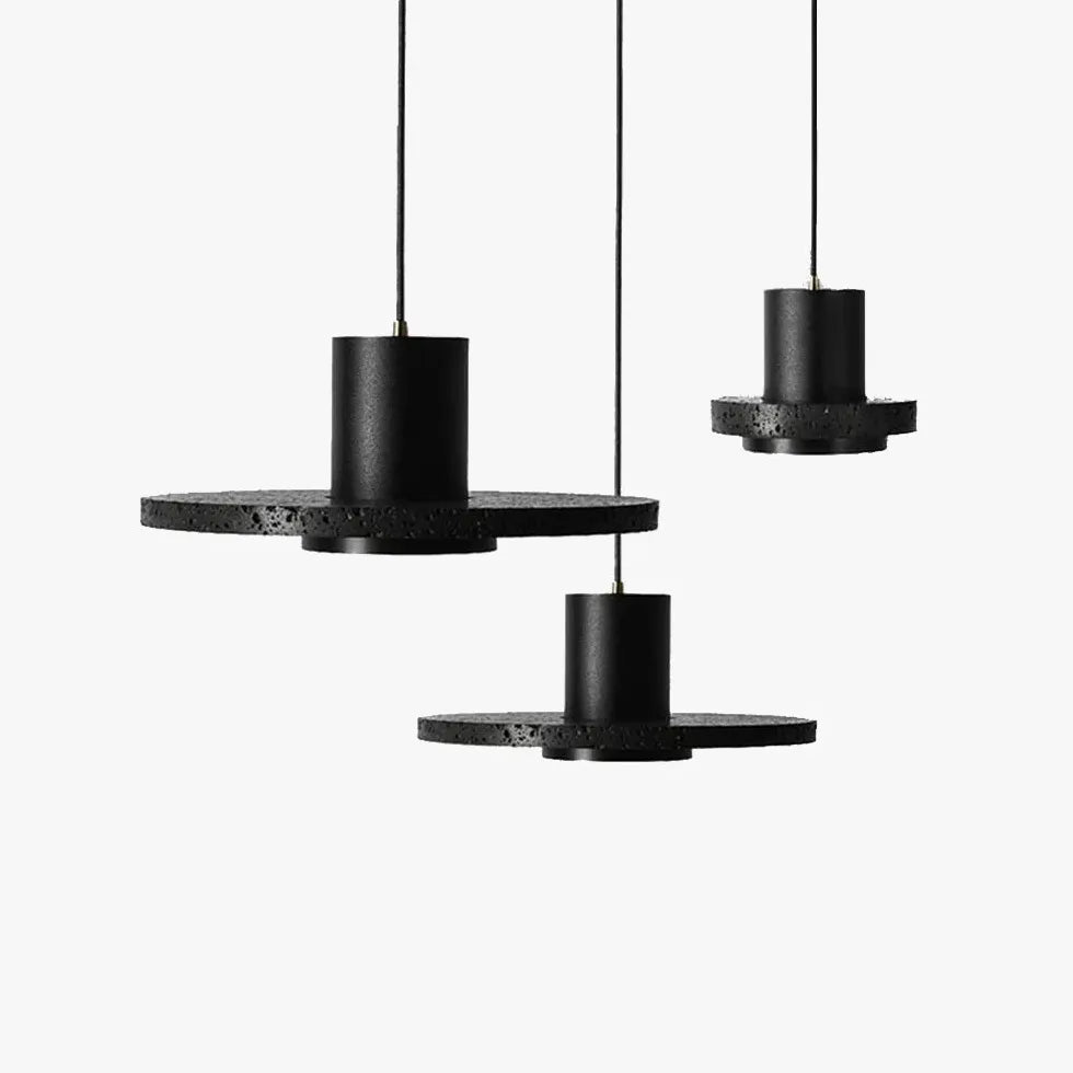 Pendelleuchte LED Schwarz Nordisch Modern Schwarzer Stein - Clowas.de
