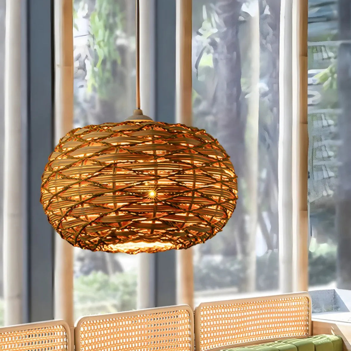 Pendelleuchte Leinen nordisch modern einfache Seil - Clowas.de