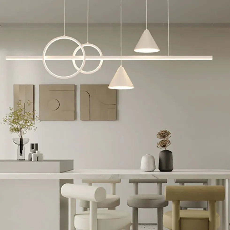 Pendelleuchte linear im nordischen modernen minimalistischen Stil - Clowas.de