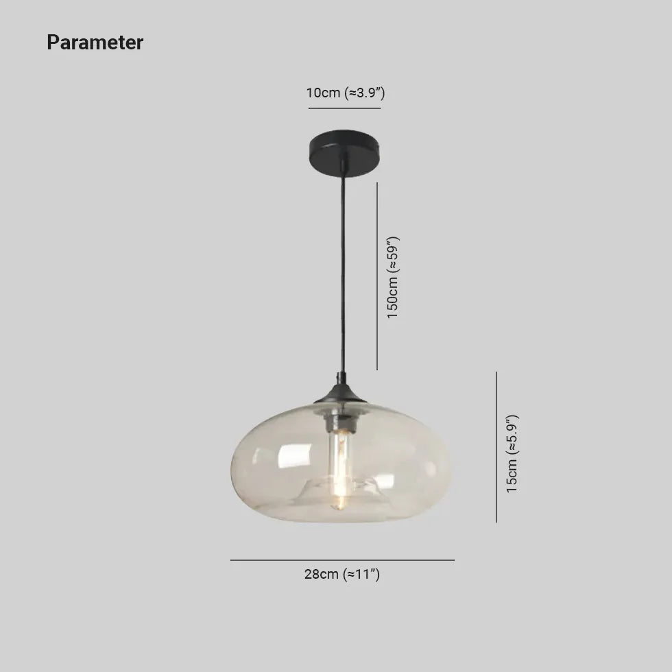 Pendelleuchte mehrfarbig Glas modernes Design Einzelkopf - Clowas.de