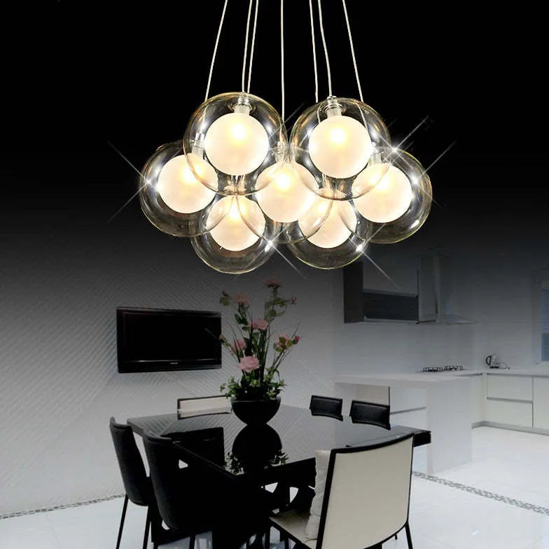 Pendelleuchte mehrflammig Glas modern und nordisch - Clowas.de