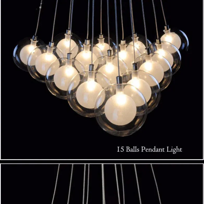 Pendelleuchte mehrflammig Glas modern und nordisch - Clowas.de