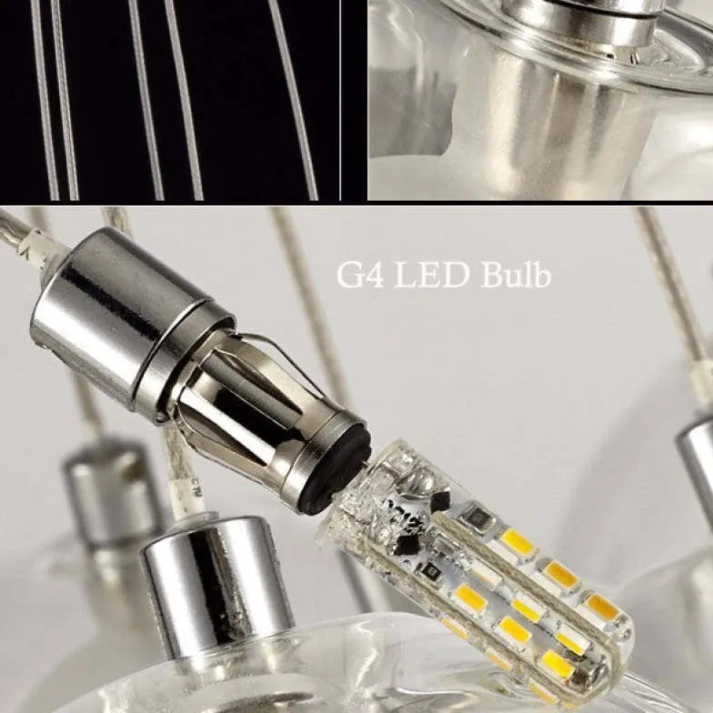 Pendelleuchte mehrflammig Glas modern und nordisch - Clowas.de