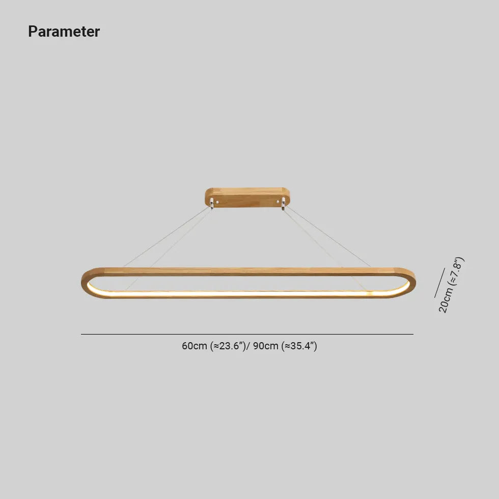 Pendelleuchte oval aus Massivholz modern skandinavisch - Clowas.de