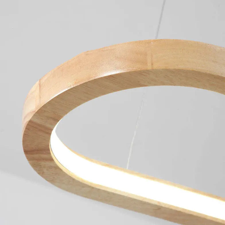 Pendelleuchte oval aus Massivholz modern skandinavisch - Clowas.de