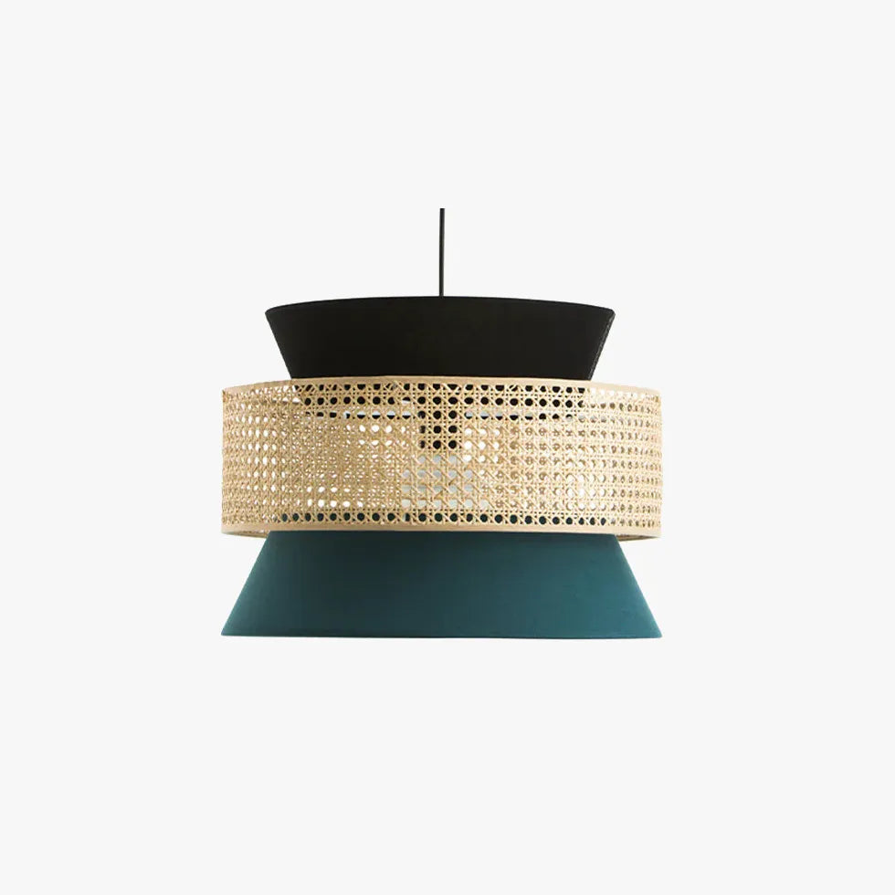 Pendelleuchte Rattan Bambus Groß Minimalistisches Japanisches Design - Clowas.de