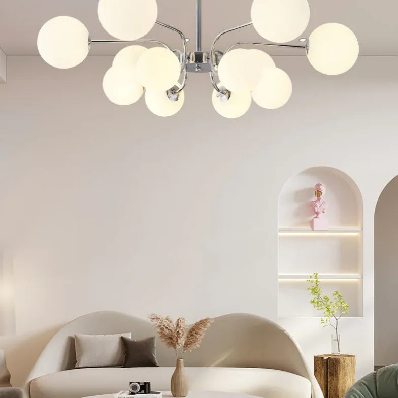 Pendelleuchte rund Glas Nordic Modern Simplizität - Clowas.de