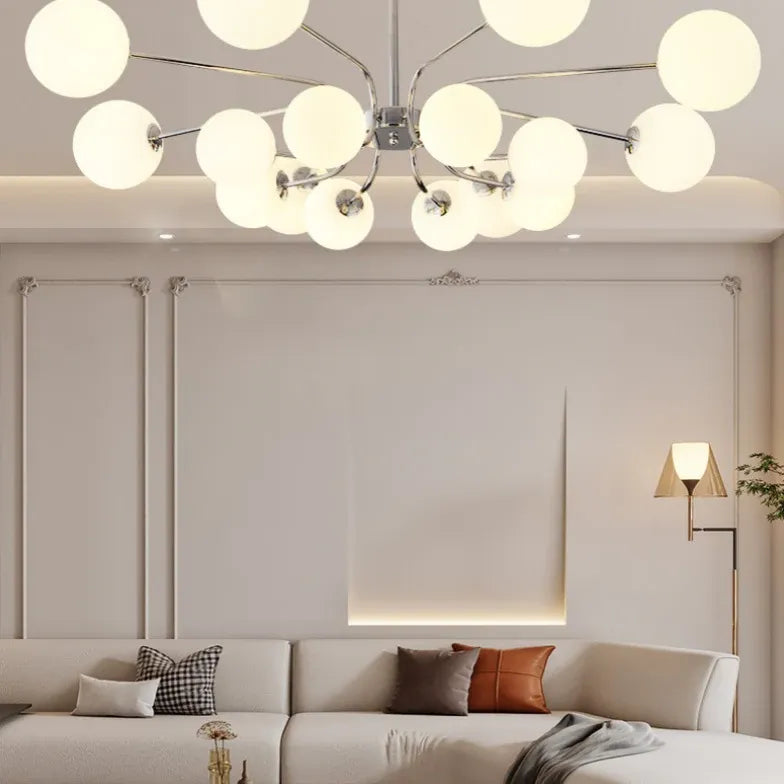 Pendelleuchte rund Glas Nordic Modern Simplizität - Clowas.de