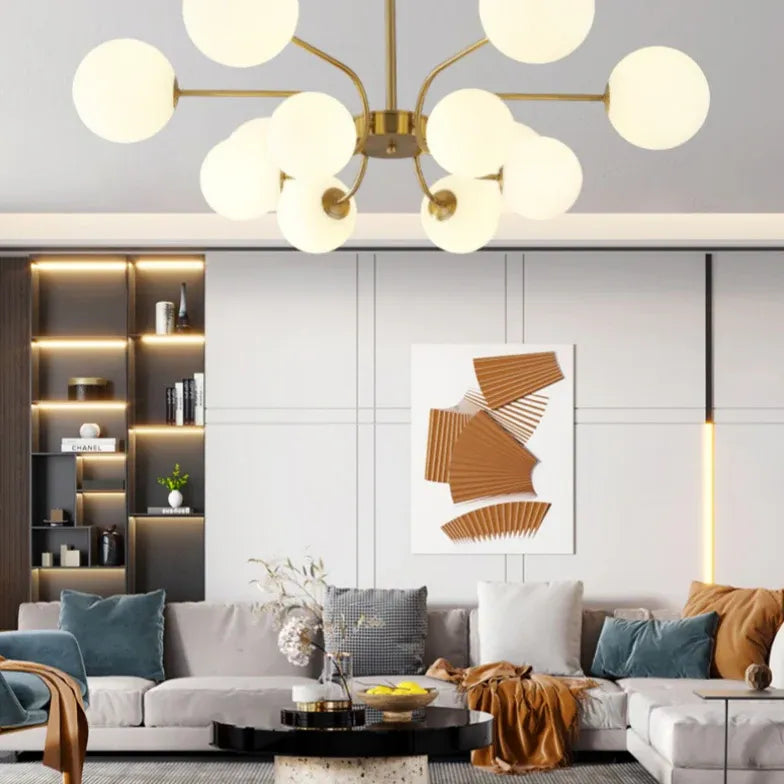 Pendelleuchte rund Glas Nordic Modern Simplizität - Clowas.de