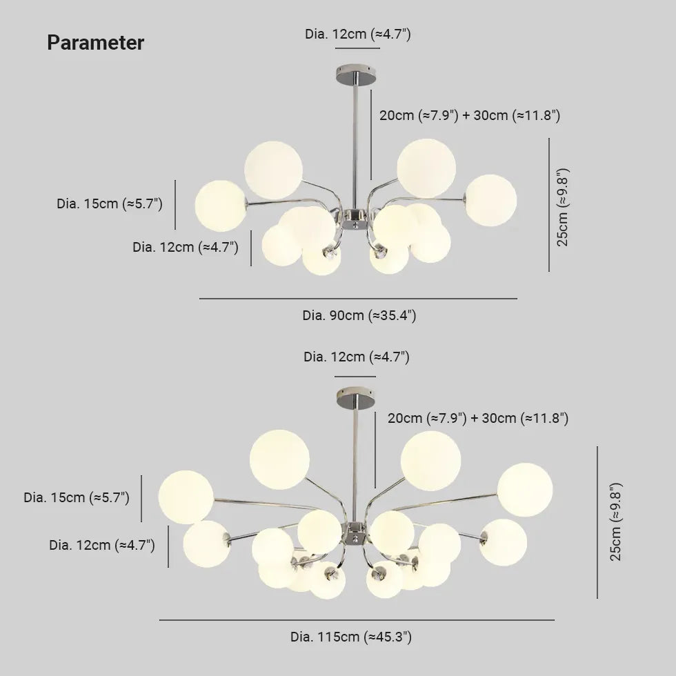 Pendelleuchte rund Glas Nordic Modern Simplizität - Clowas.de