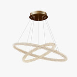 Pendelleuchte rund led im kristall minimalistischen Stil - Clowas.de