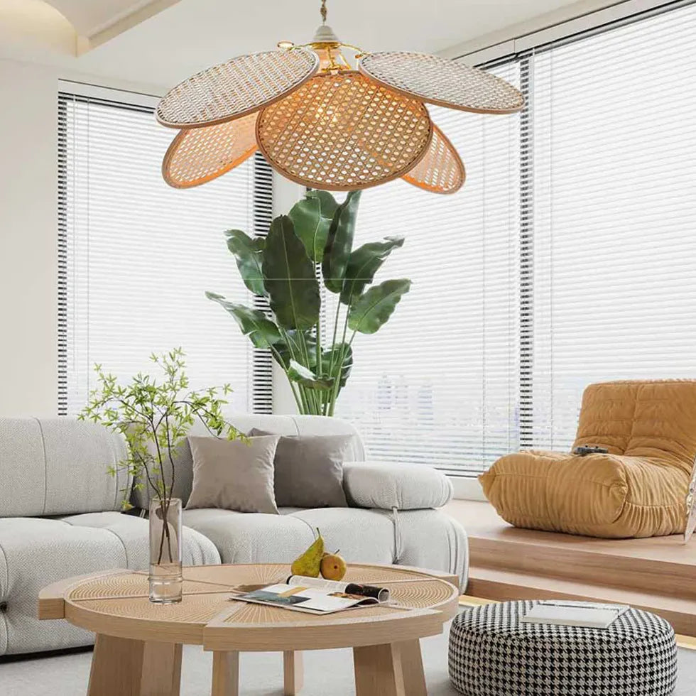 Pendelleuchte Scandi im schlichten Rattan Design - Clowas.de