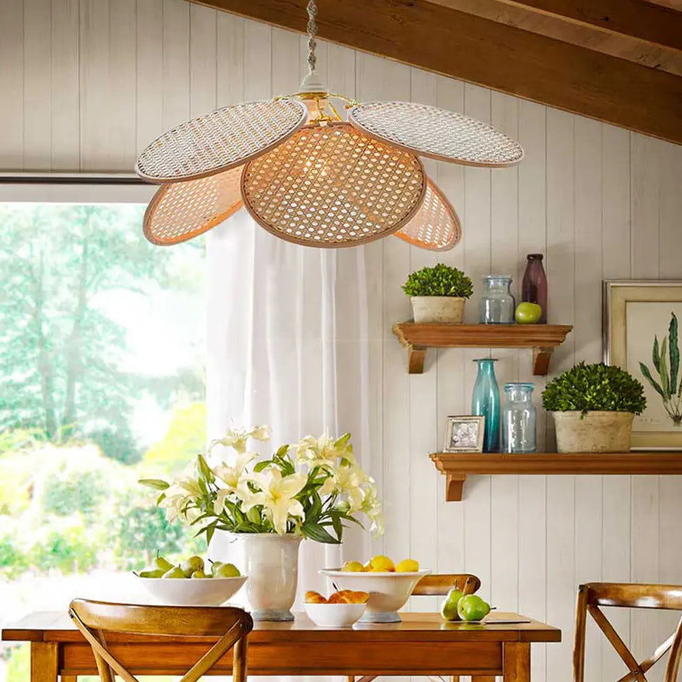 Pendelleuchte Scandi im schlichten Rattan Design - Clowas.de