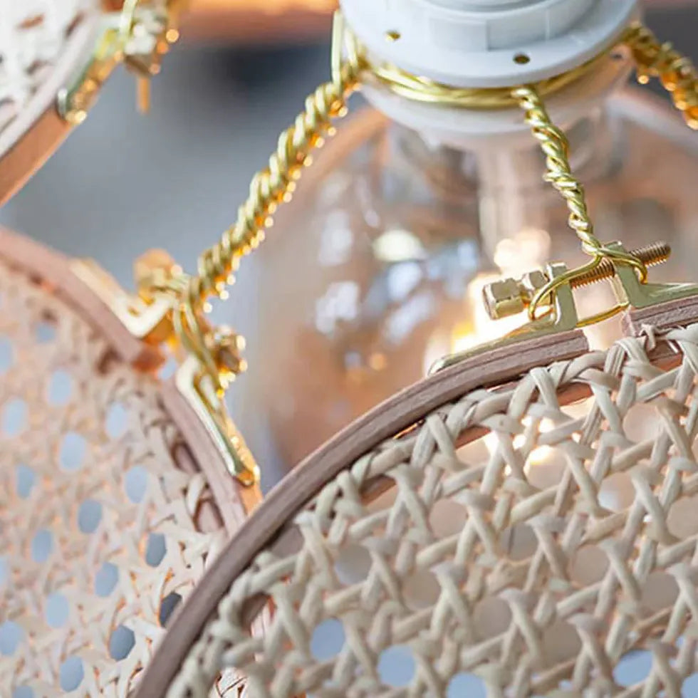 Pendelleuchte Scandi im schlichten Rattan Design - Clowas.de