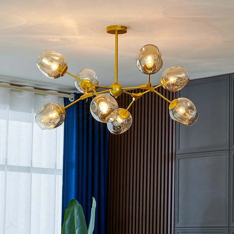 Pendelleuchte vintage glas im nordischen kreativen Stil - Clowas.de