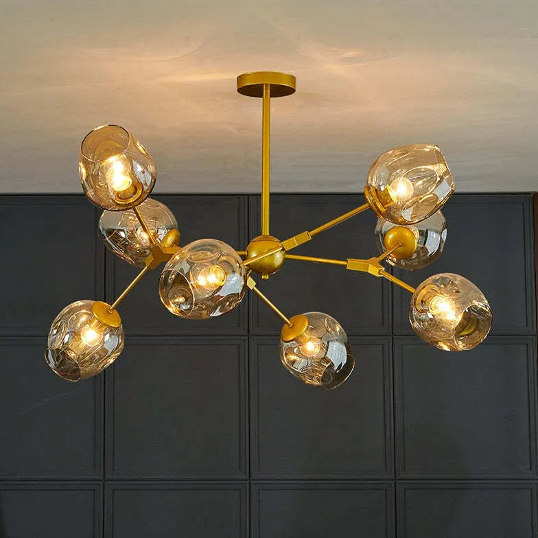 Pendelleuchte vintage glas im nordischen kreativen Stil - Clowas.de