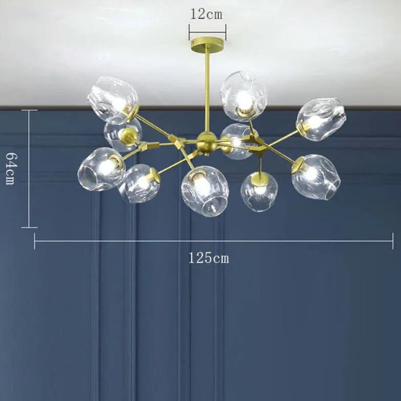 Pendelleuchte vintage glas im nordischen kreativen Stil - Clowas.de