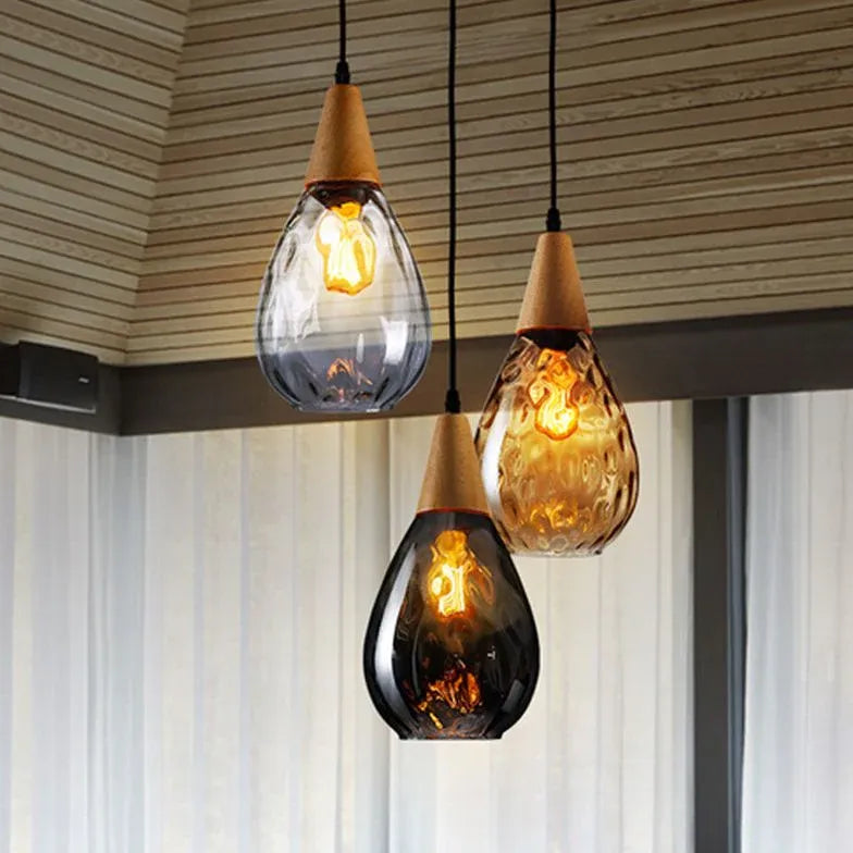 Pendelleuchte Vintage Glas im skandinavischen minimalistischen Design - Clowas.de