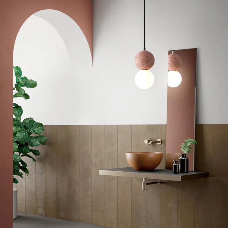 Pendelleuchte Weiß Kugel Modernes Design Skandinavisch - Clowas.de