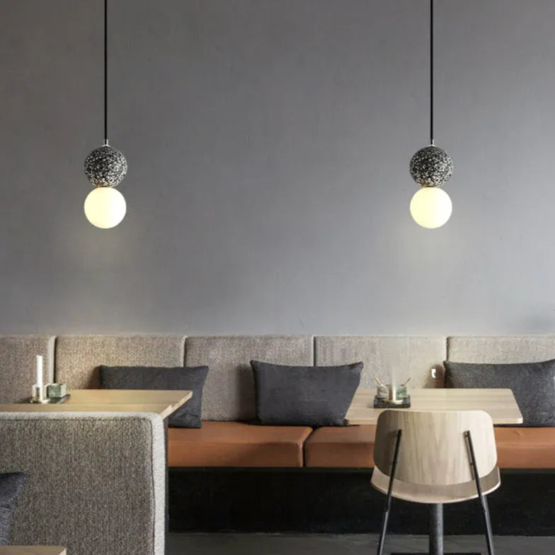 Pendelleuchte Weiß Kugel Modernes Design Skandinavisch - Clowas.de