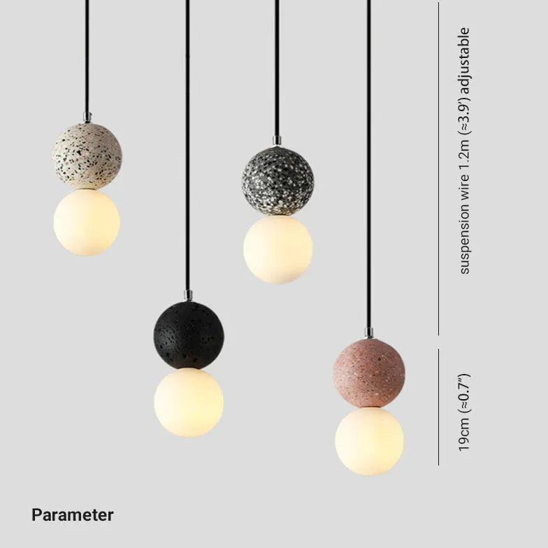 Pendelleuchte Weiß Kugel Modernes Design Skandinavisch - Clowas.de