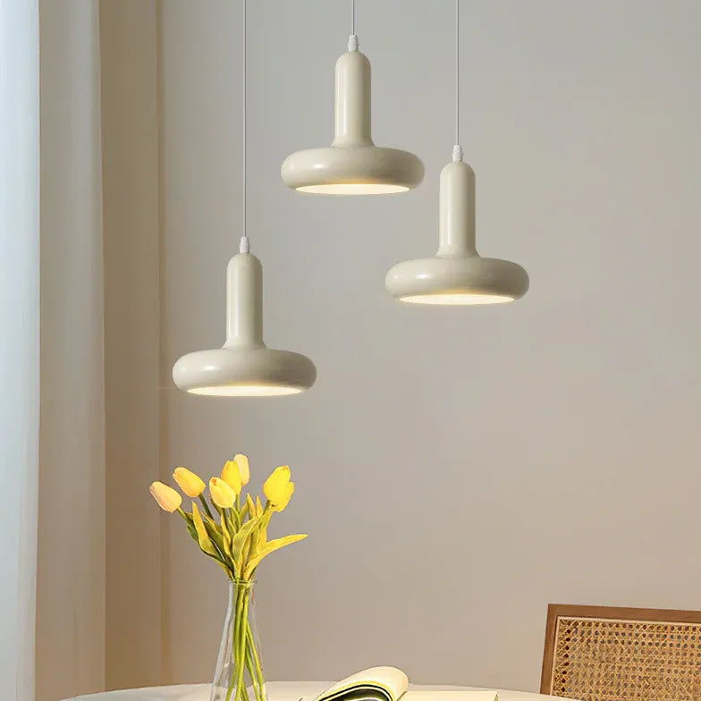 Pendelleuchte weiß rund für moderne einfache Esszimmer - Clowas.de