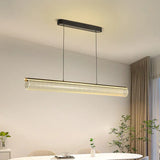 Pendelleuchte Wohnzimmer dimmbar modernes Design mit Rundrohr - Clowas.de