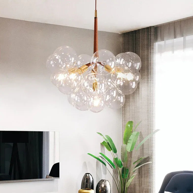 Pendelleuchte wohnzimmer glas im nordischen kreativen Stil - Clowas.de