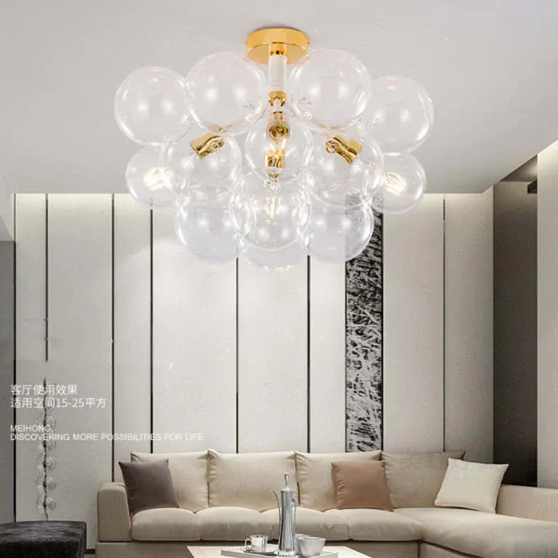 Pendelleuchte wohnzimmer glas im nordischen kreativen Stil - Clowas.de