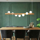 Pendelleuchte Wohnzimmer Holz moderne nordische Einfachheit - Clowas.de