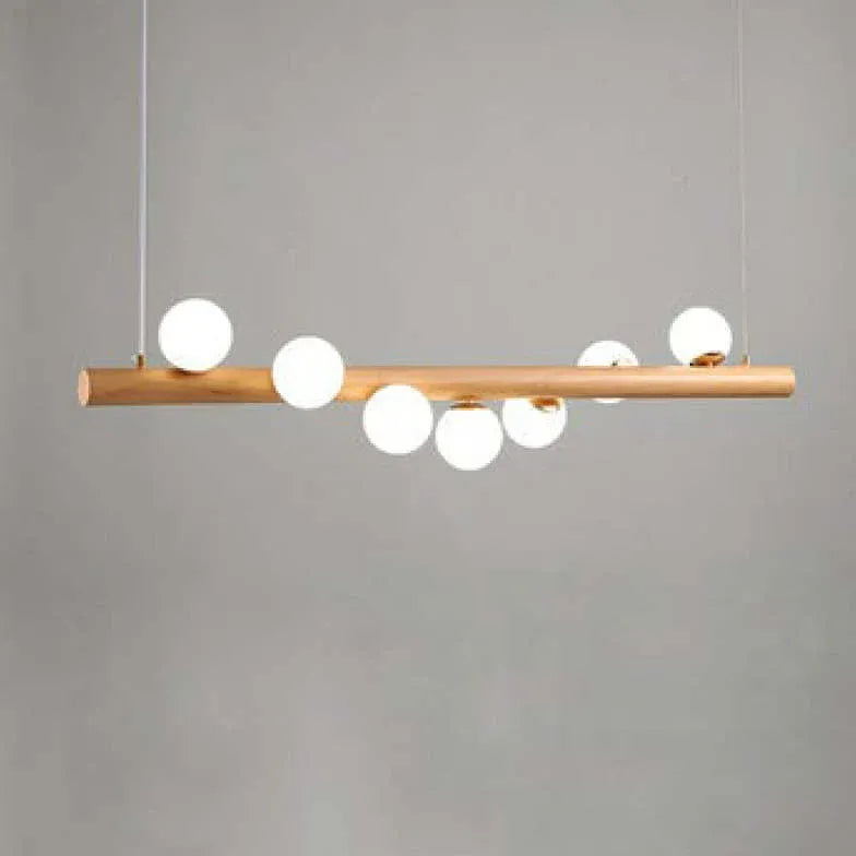Pendelleuchte Wohnzimmer Holz moderne nordische Einfachheit - Clowas.de