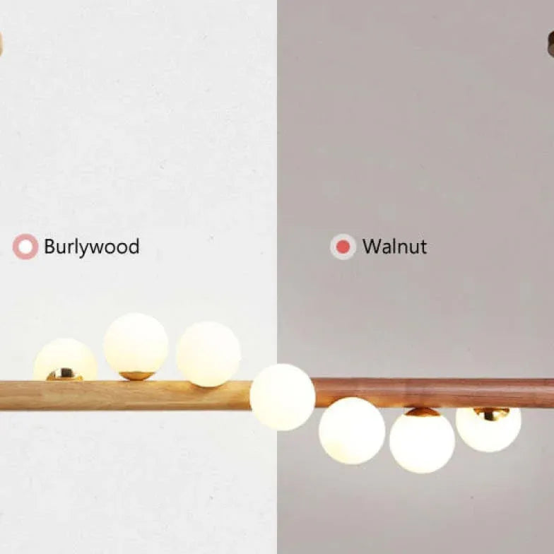 Pendelleuchte Wohnzimmer Holz moderne nordische Einfachheit - Clowas.de
